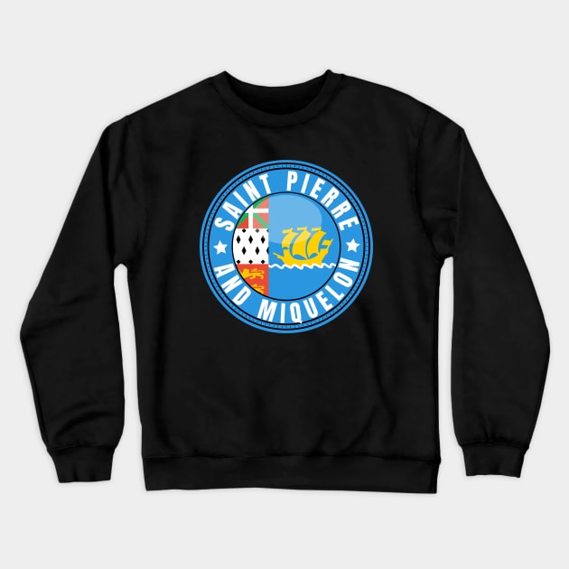 Saint Pierre And Miquelon Crewneck Sweatshirt by footballomatic